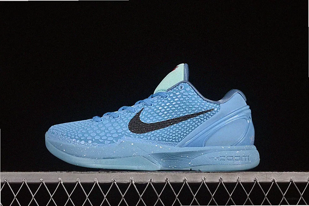 NK Zoom Kobe 6 Protro Blue PE2023-100 Mens Womens Athletic Shoes Authentic New