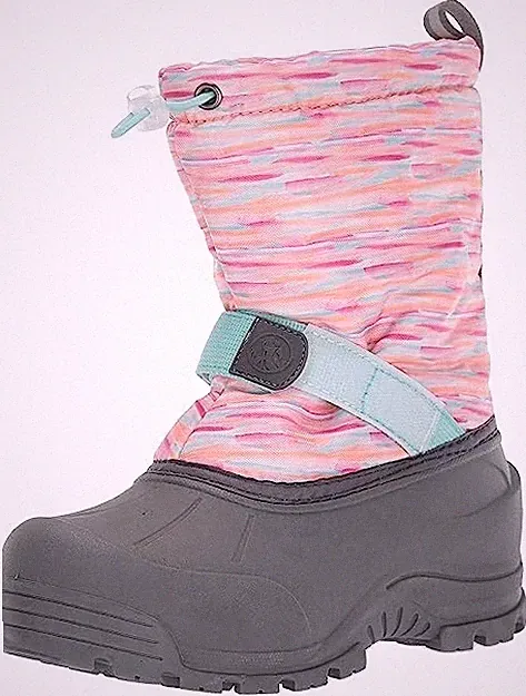 Northside girs frosty polar pink/multi Snow Boots Shoes tolders size 8