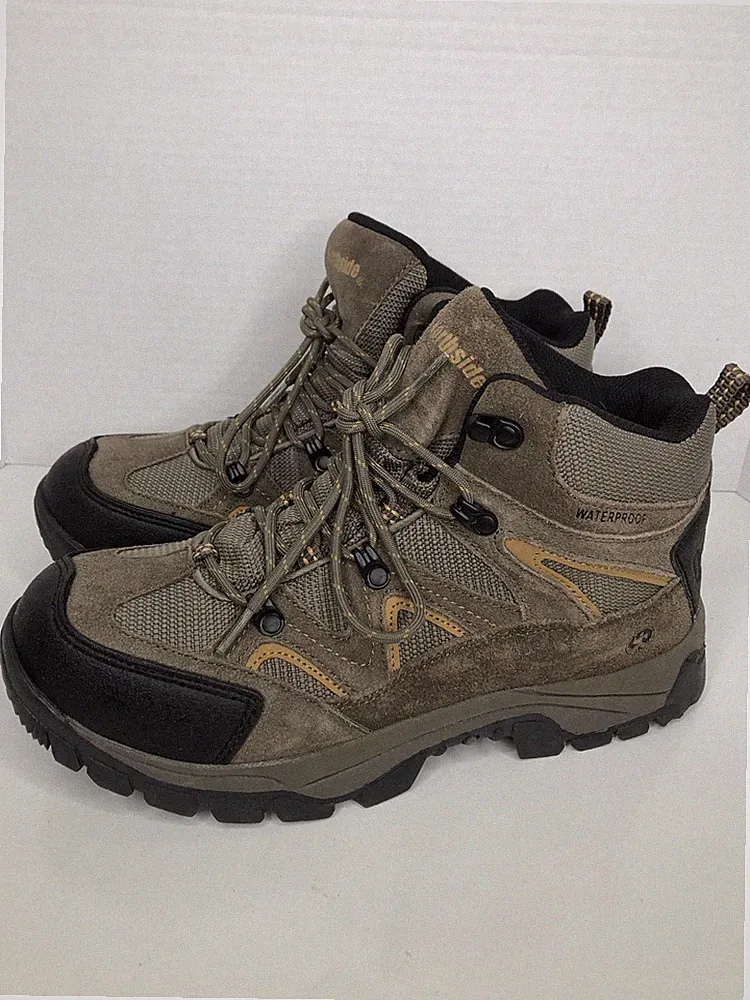 Northside Men's Hiking Boots - Snohomish Trail Tan Dark Honey Waterproof 8.5