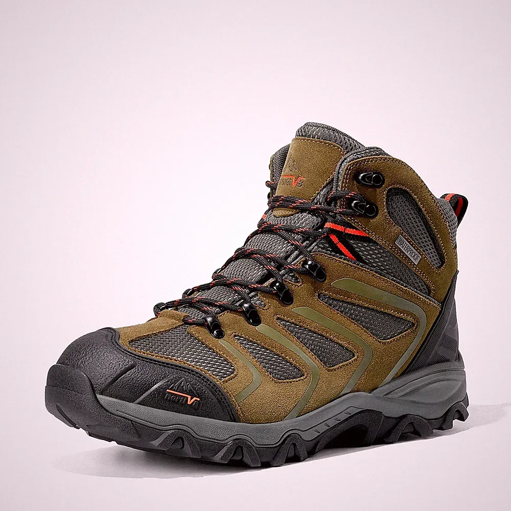 NORTIV 8 Men's Hiking Boots Outdoor Lightweight Waterproof Non Slip Size 10.5