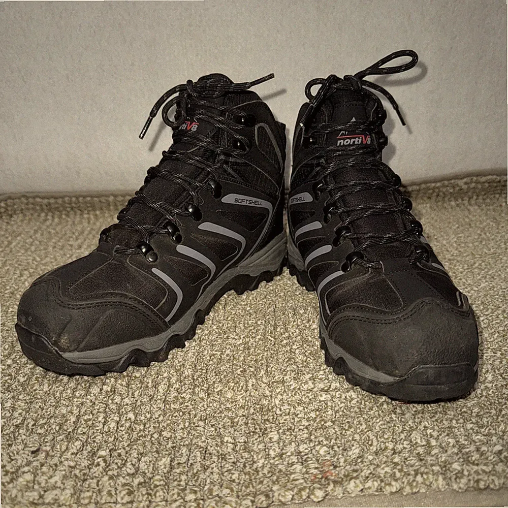 Nortiv 8 Men's Hiking Boots US Size 7 Waterproof Outdoor Backpacking Work Shoes