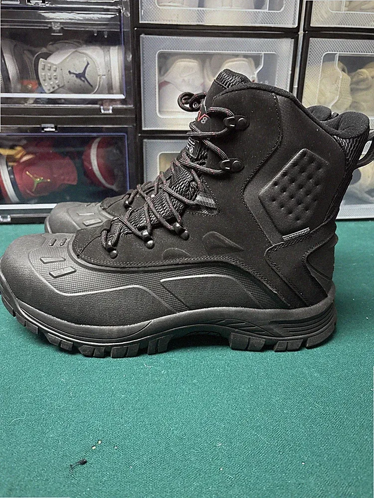 Nortiv 8 men's insulated waterproof construction hiking winter snow boots Sz 14