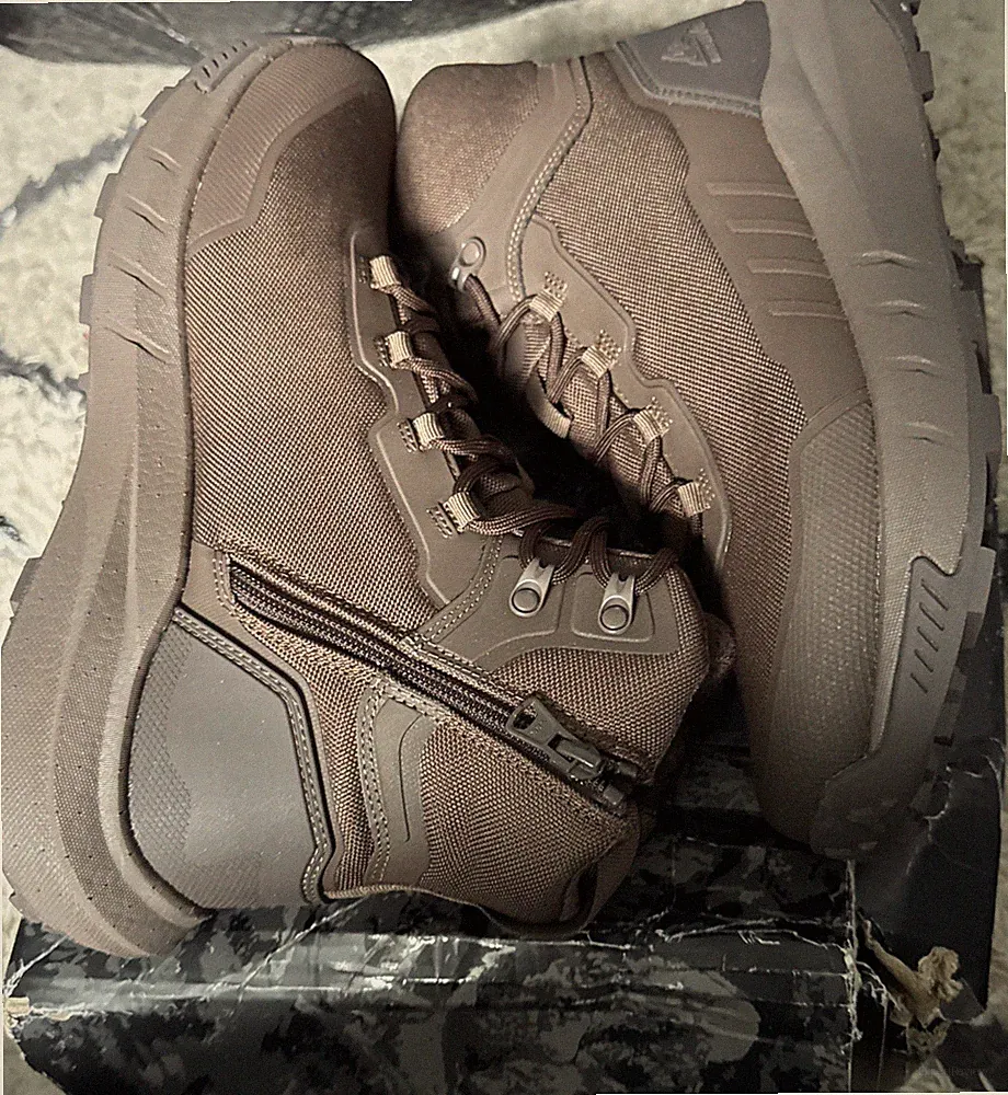NORTIV 8 Men's Military Tactical Boots Lightweight Hiking Motorcycle Boots Sz 10