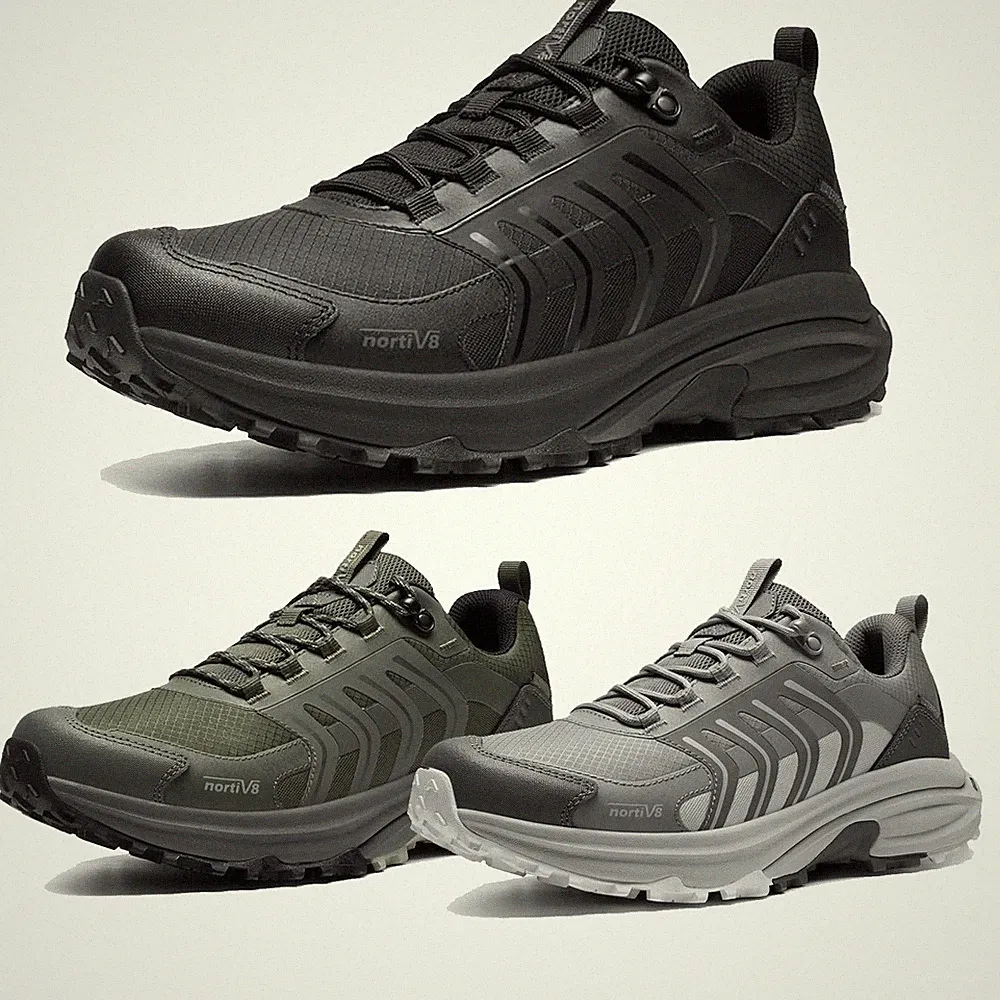 NORTIV 8 Men's Waterproof Hiking Shoes Outdoor Trekking Camping Shoes