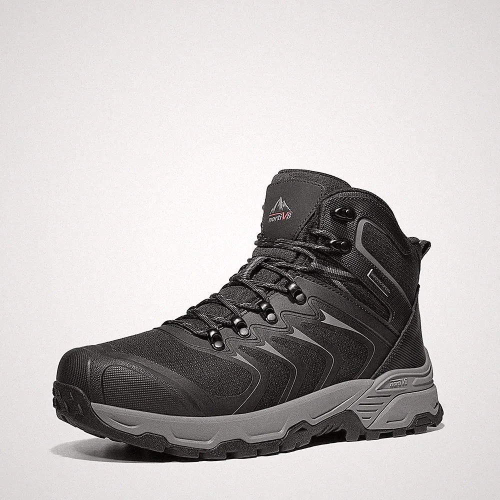 NORTIV 8 Men's Waterproof PRO Hiking Boots Outdoor Lightweight Non-Slip Arch...