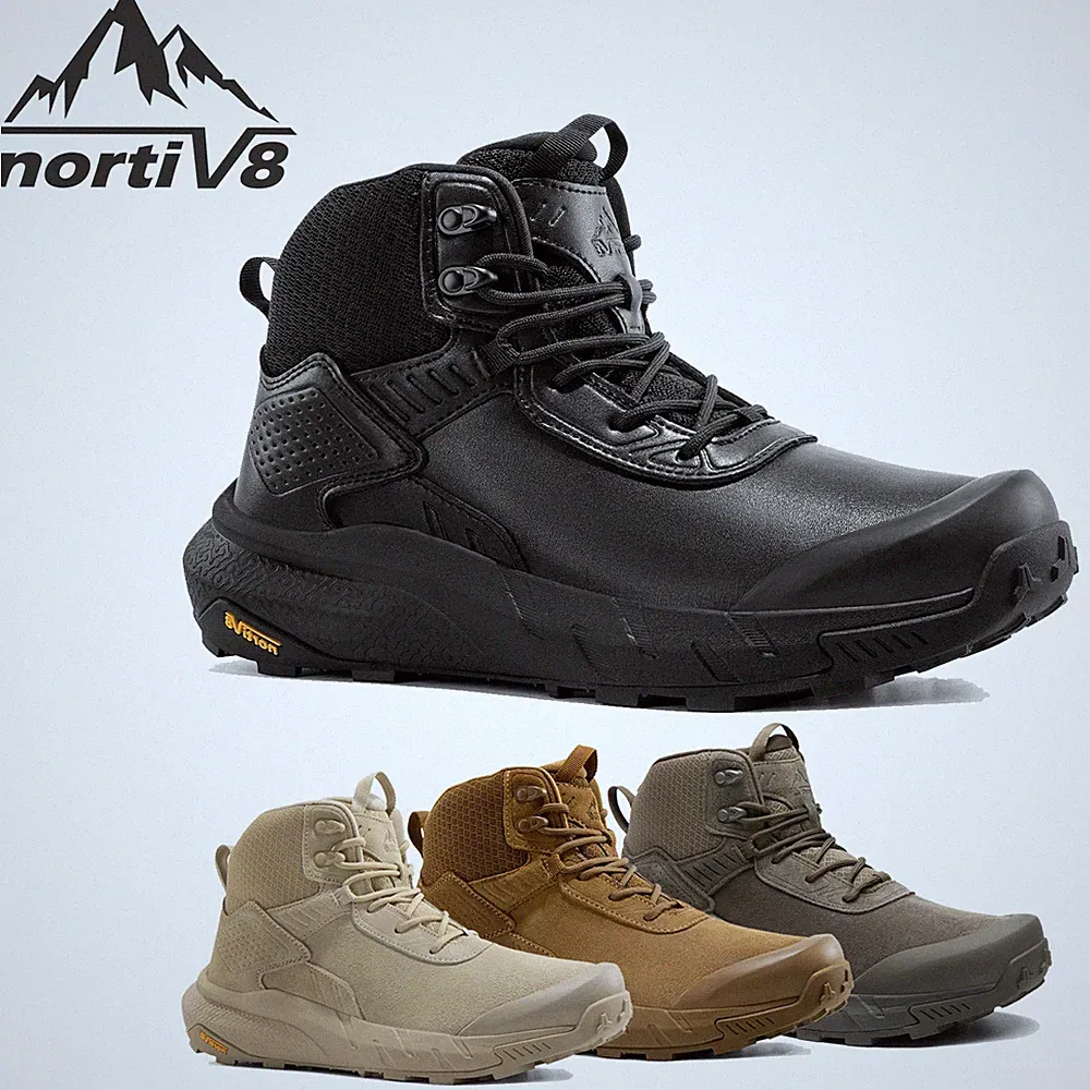 NORTIV 8 Men Waterproof Military Tactical Boots Lightweight Combat Boots