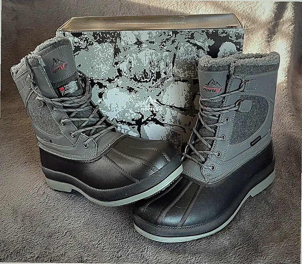 Nortiv 8 Mens Avenue Waterproof Boots Work Boots Outdoor NIB Size 10