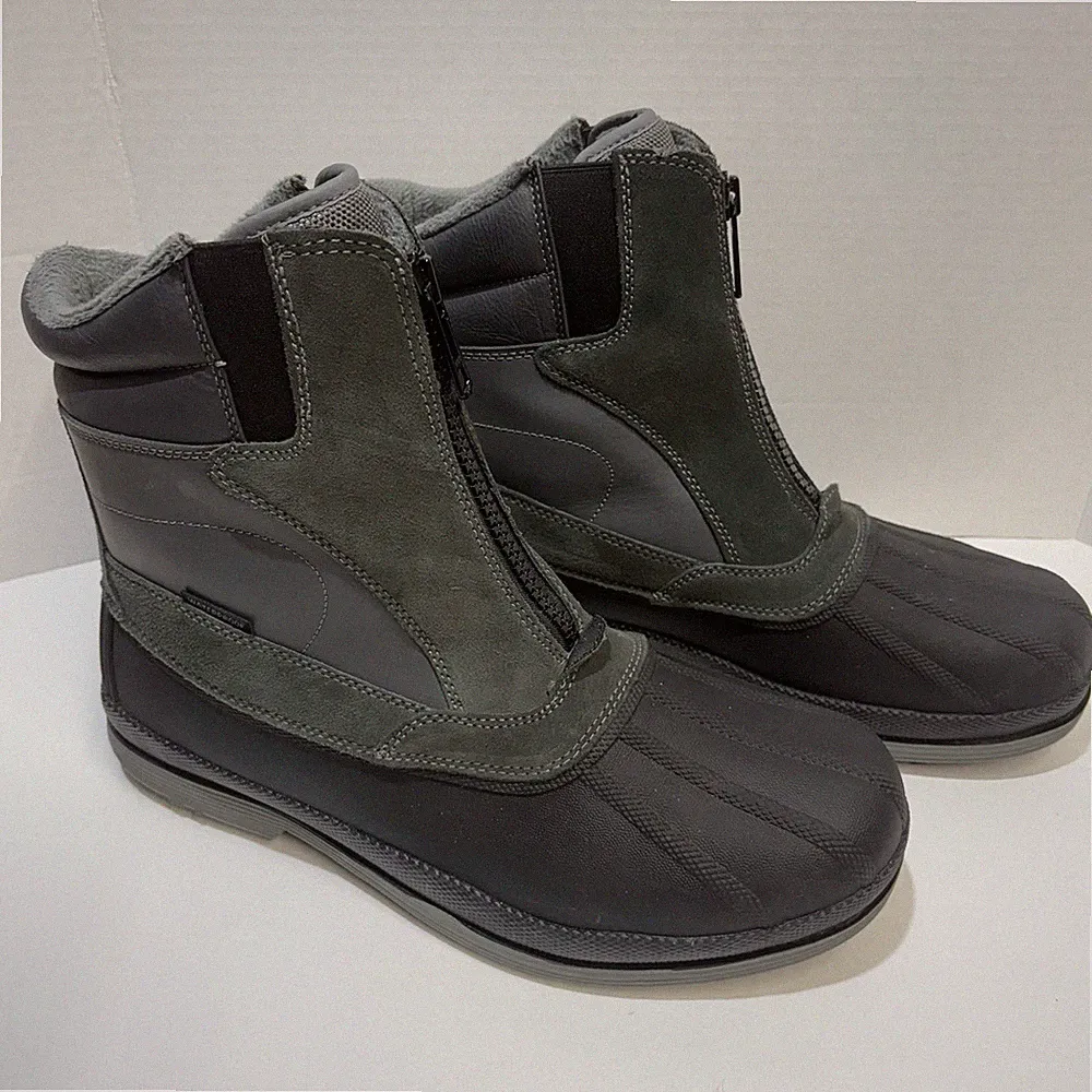NORTIV 8 Mens Warm Insulated Waterproof Hiking Winter Snow Boots - Size 13