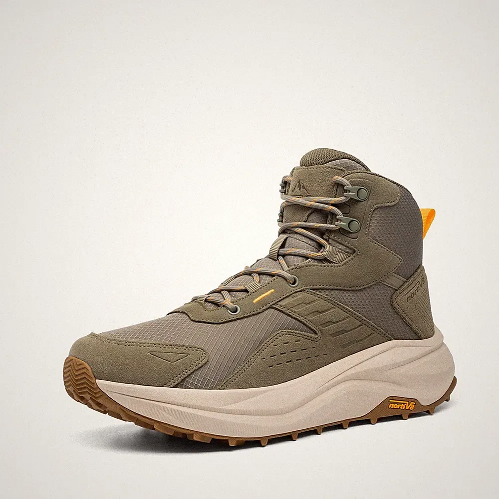 NORTIV 8 Mens Wide Toe Box Hiking Boots Low Drop Waterproof Outdoor Trekking