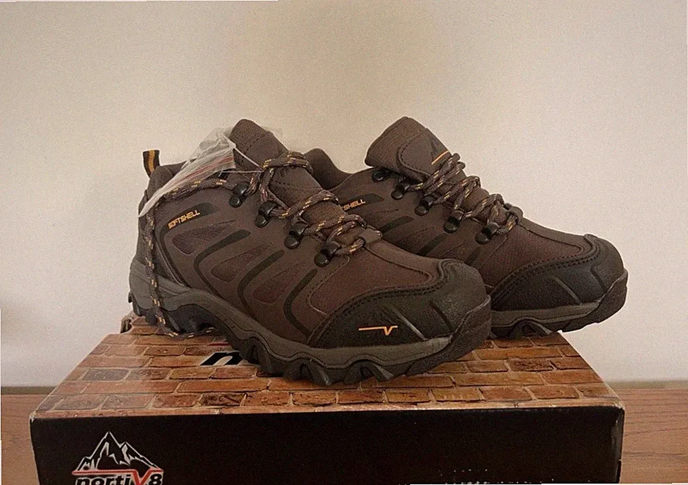 NORTIV 8 Waterproof Hiking Boots Outdoor Lightweight Trails Men 6.5 Women 8