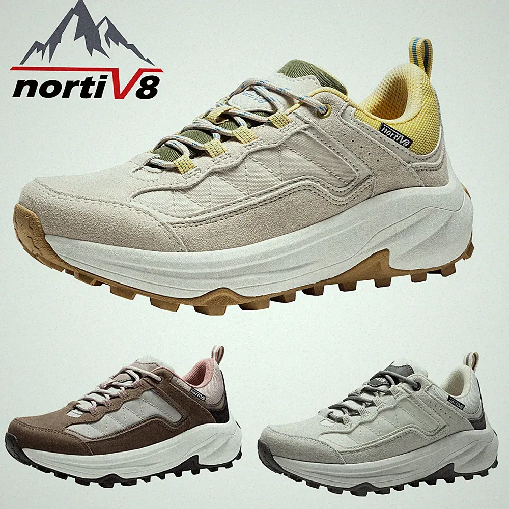 NORTIV 8 Women's Waterproof Hiking Shoes Arch Support Trekking Walking Sneakers