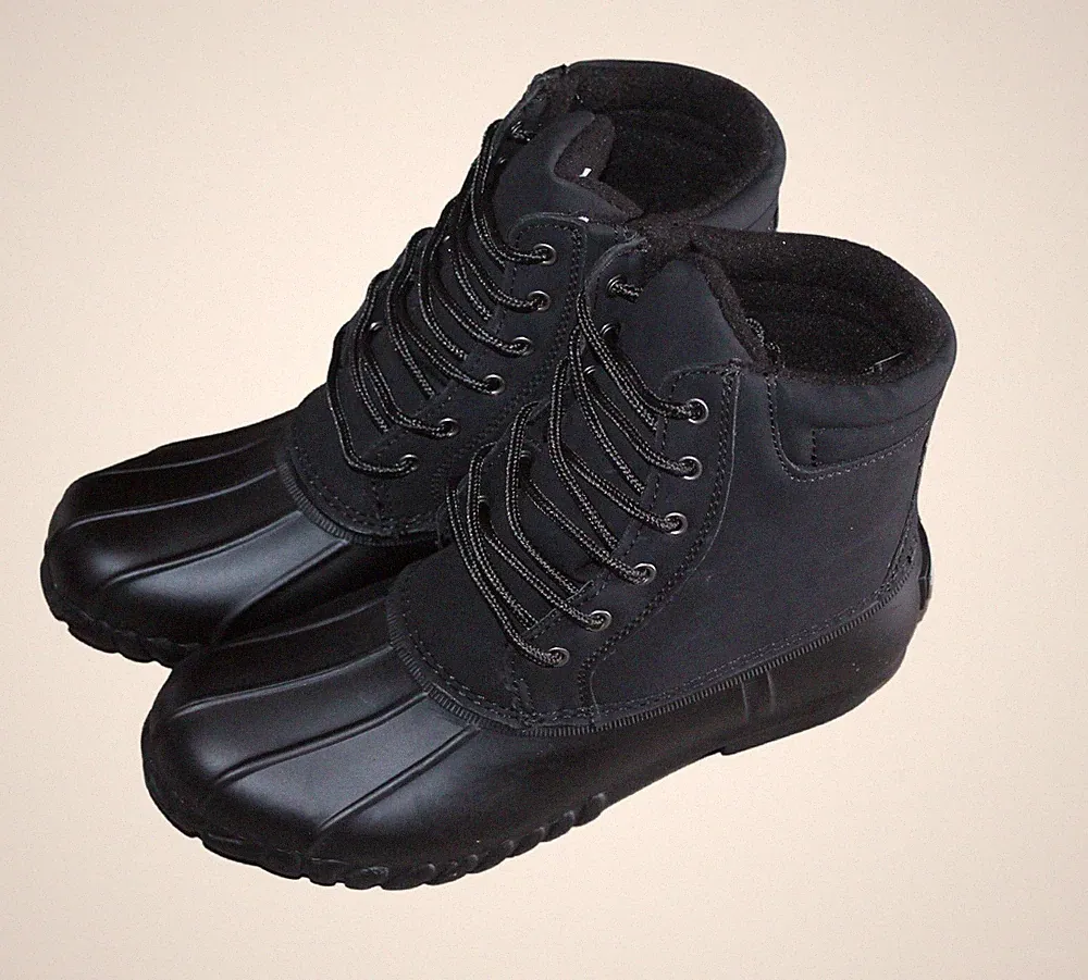 NORTIV 8 Women's Winter Duck Boots Waterproof Insulated Rain Snow Boots SZ 6