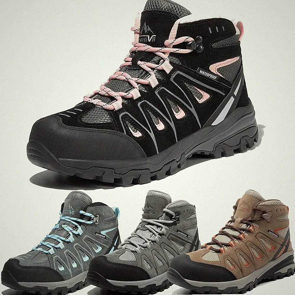 NORTIV 8 Women Waterproof Hiking Boots Outdoor Trekking Camping Hiking Boots