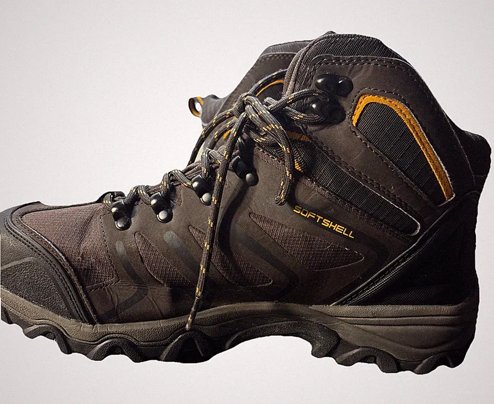 Nortiv8 Men Hiking Waterproof Softshell High Top Work Shoes US 11M Dark Brown