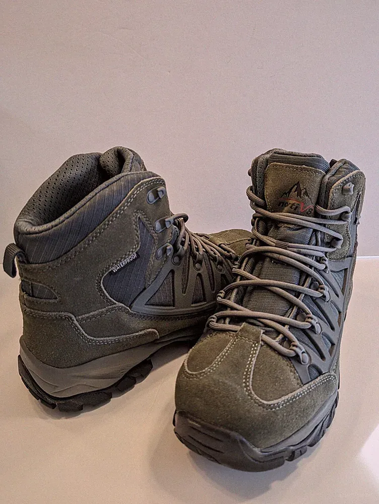Nortiv8 Men's Size 9 Ankle Waterproof Hiking Boots Gray