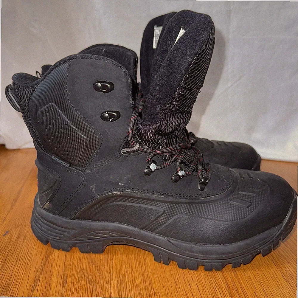 Nortiv8 Thinsulate Men's Boots Waterproof Hiking Construction Sz 12 Black