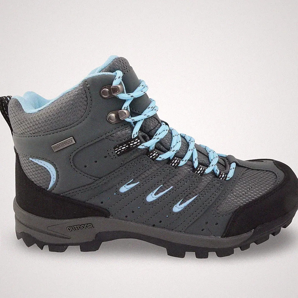 NWOB Hiking Boots Women's US 9 Waterproof Hiking Boots Comfortable Darkgrey