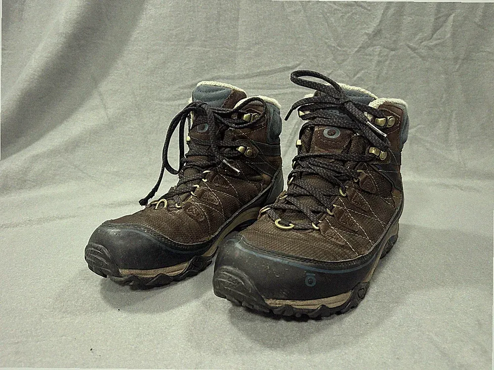 Oboz Boots Womens Size 9 Brown Waterproof Insulated BDry Winter Snow Hiking