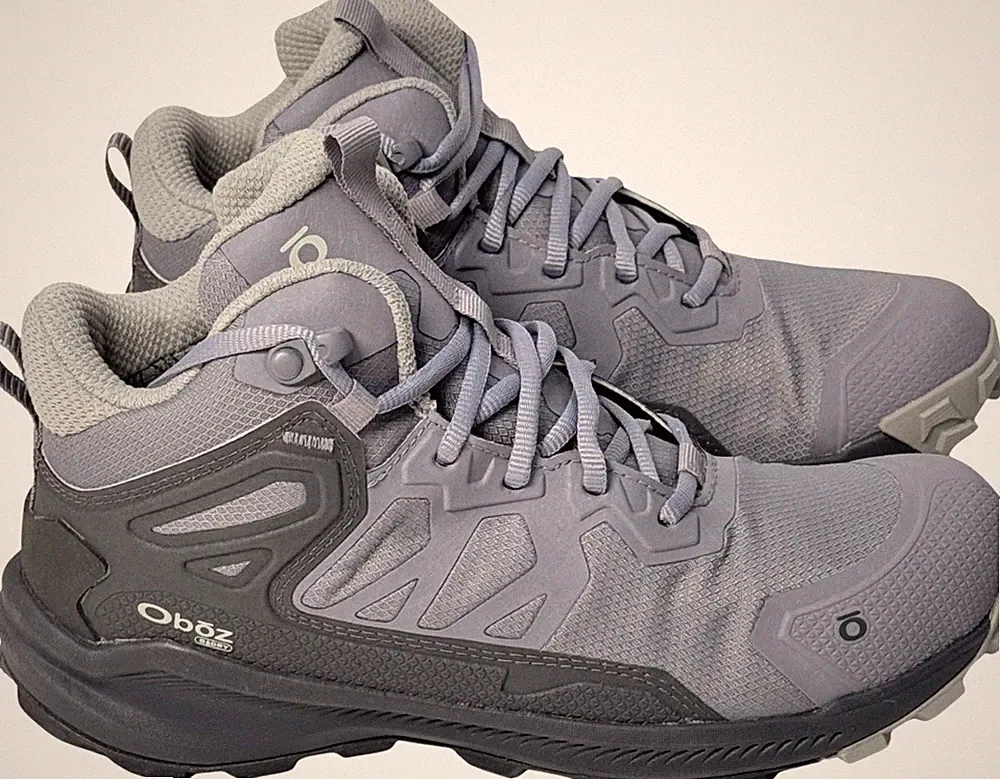Oboz Katabatic Mid Hiking Shoes / Boots - NEW Womens 7 Mineral - #47571-OFCL