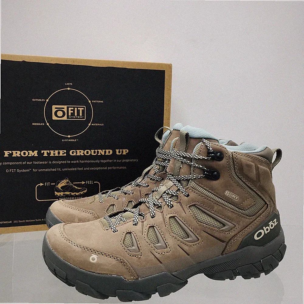 Oboz Sawtooth X Mid B-DRY Rockfall Women’s Waterproof Hiking Trail Boots 9.5 M