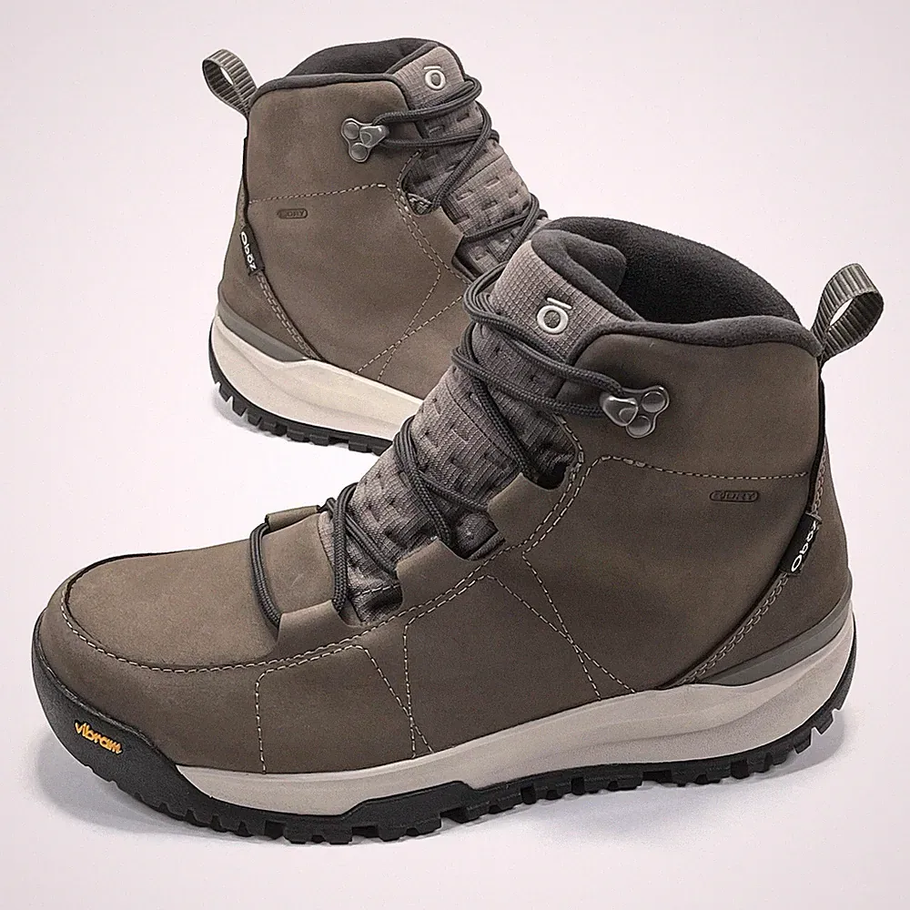 Oboz Sphinx Mid Insulated Waterproof Hiking Boots Womens Size 9.5 PRIMALOFT BIO