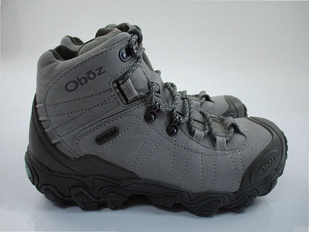Oboz Women's Bridger Mid B-Dry Waterproof Hiking Boots Frost Gray Size 8.5
