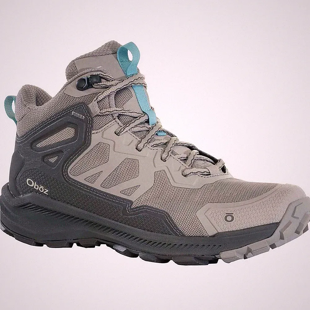 Oboz Women's Katabatic Mid Hiking Boots - Gray- Womens 9.5 - NEW