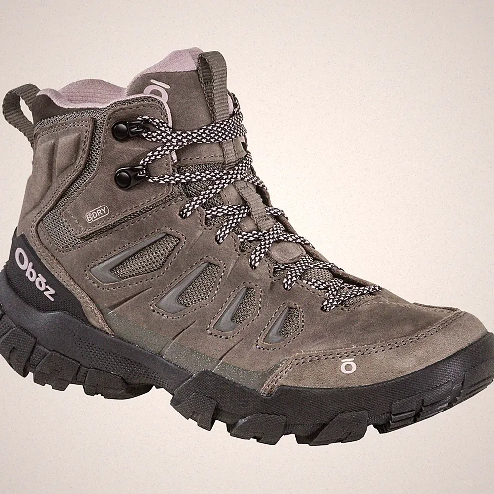 Oboz Womens Hiking Boots Sawtooth X Mid B-Dry Waterproof (Charcoal) Multiple Siz