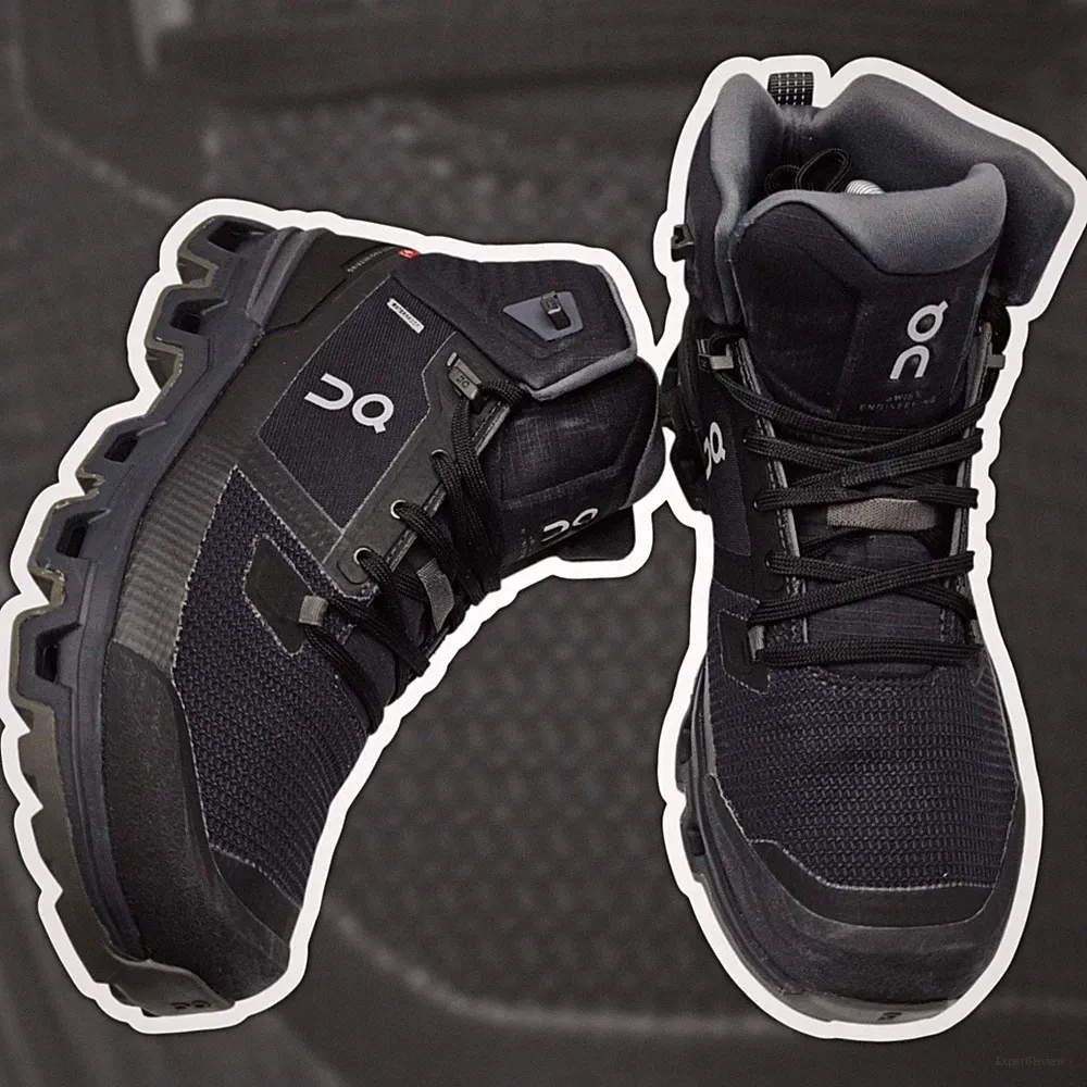 On Running Cloudrock 2 Waterproof Hiking Boots Black Women's 9.5 Trail Shoes