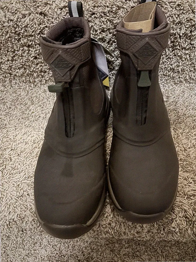 ORIGINAL MUCK BOOTS APEX MID ZIP ANKLE BOOT - Dark Brown Men's Size 8 NWT NO BOX
