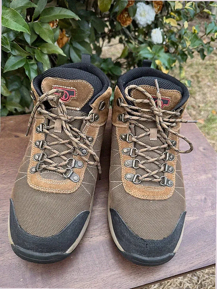 OrthoFeet Men’s Hiking Boots Size 12 X-Wide 4E Orthopedic Brown