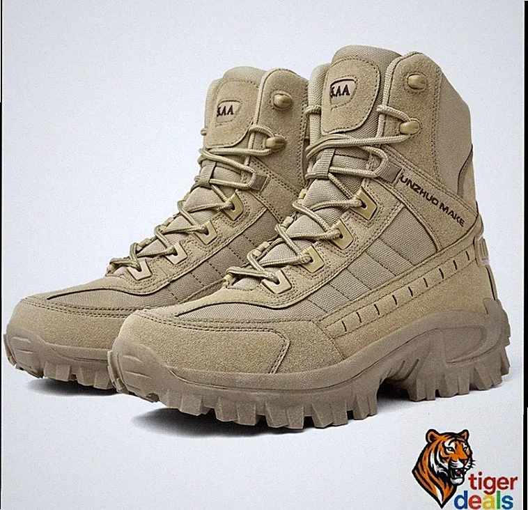 Outdoor Boots, Hiking Shoes, Hiking High Top Shoes, Men's Shoes, Anti Slip and W