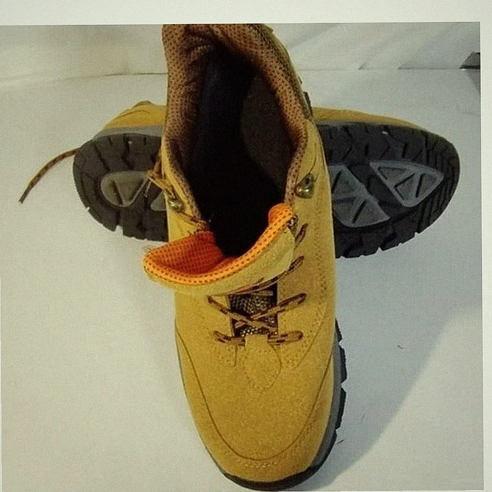 Outdoor Hiking Shoes Suede Leather Ankle Support Trail Walking Boots