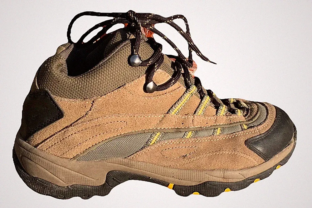 Ozark Trail Boots Men's 5.5 Hiking Gorpcore Shoes Tan High Top Boots Nature EUC