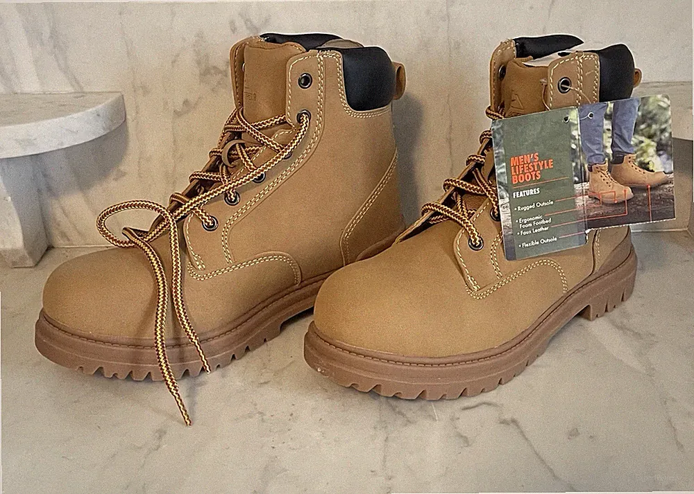 OZARK TRAIL M OT Troy 2 Wheat Size 7 Men's Casual Flexible Sole Hiking Boots