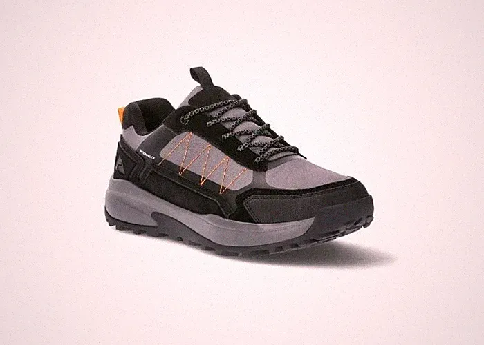 Ozark Trail Men's Waterproof Hiking Shoes Size 7 Low Hiker Black Rugged Outsole