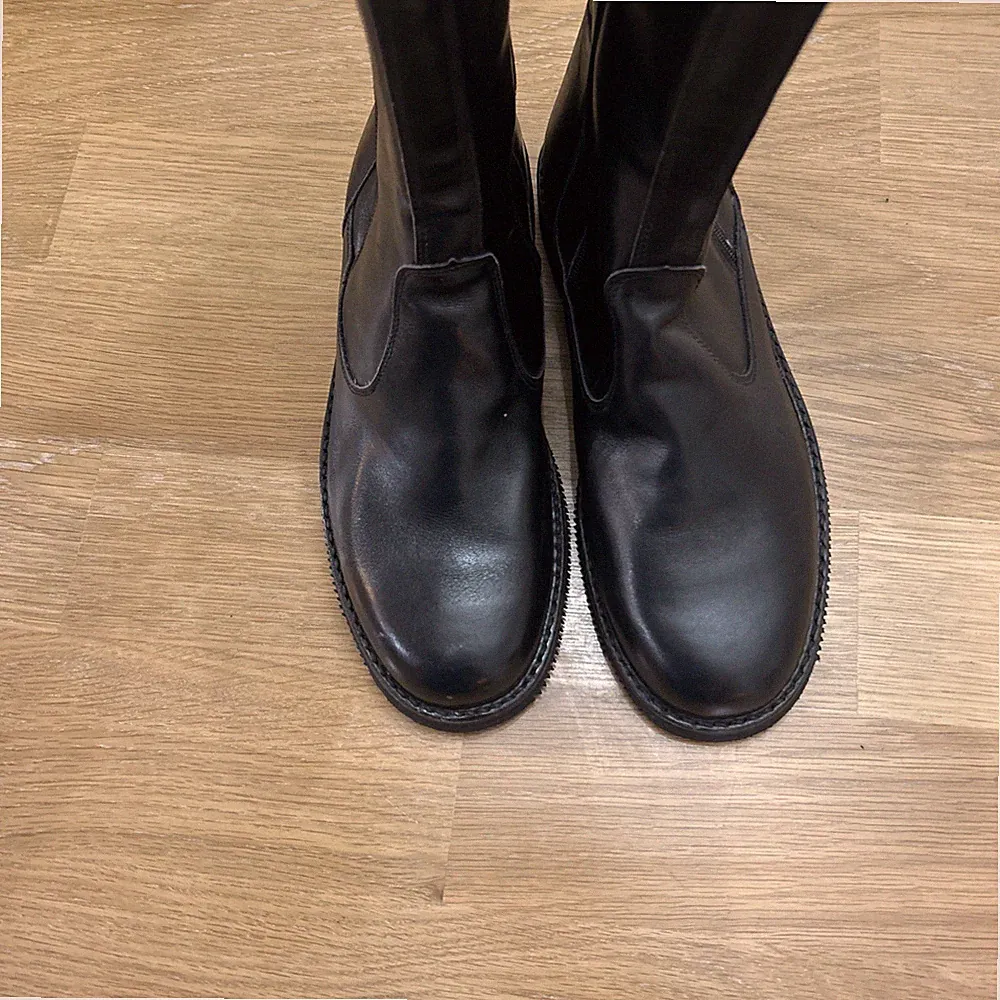 Patons Condor 17" Equestrian Riding Boots Lined Side Zip Womens 10.5 Us 43/2