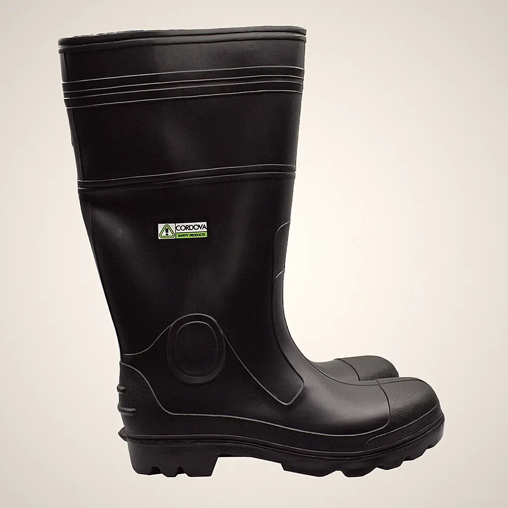 PLAIN TOE PVC RUBBER Waterproof Fishing Hunting Farming Construction WORK BOOTS