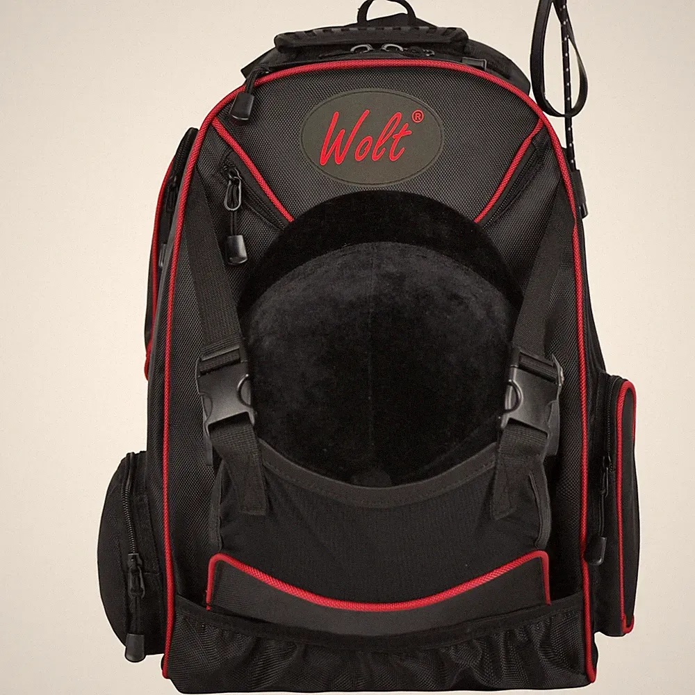 Professional Equestrian Backpack for Horse Riding, Equipment Pack Bag with He...