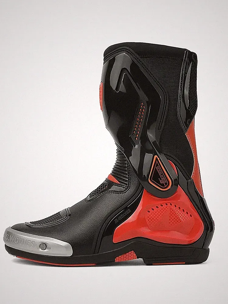 Professional Motorcycle Racing Boots Men's Biker Cycling Shoes Training Footwear
