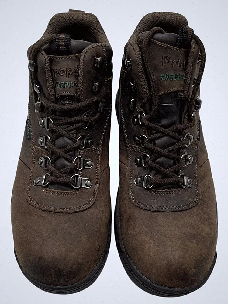 Propét Mens Cliff Walker Hiking Boot, M3188, 10.5 XX-Wide, Bronco Brown