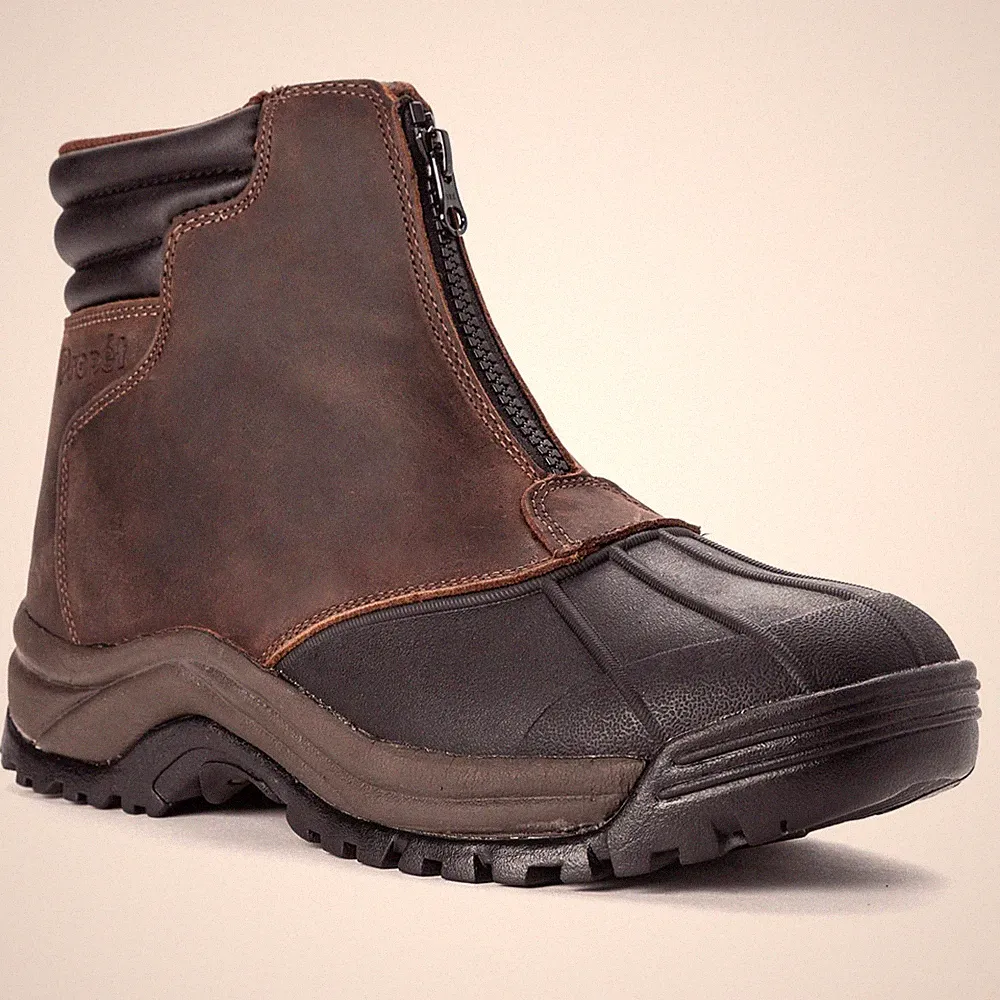 PROPET Men's Blizzard Mid Zip Brown/Black Boots (M3792-BRB)