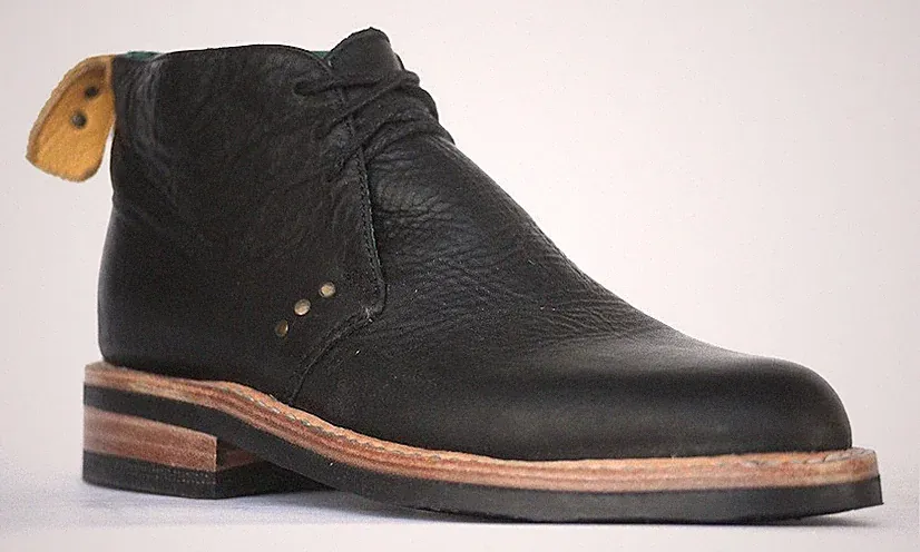 Pskaufman Black Speed Bump Desert Chukka Boot 0021 Men 7 Women 8.5