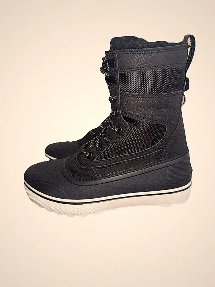 Quicksilver Sub Zero Hi Black Winter Snow Boots Waterproof 3M Insulate Men's 5