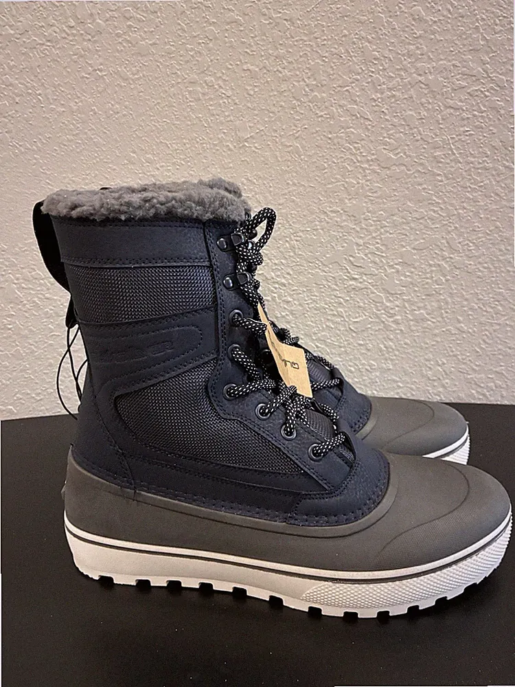 Quicksilver Sub Zero Hi Navy Winter Snow Boots Waterproof 3M Insulate Men Sz 11