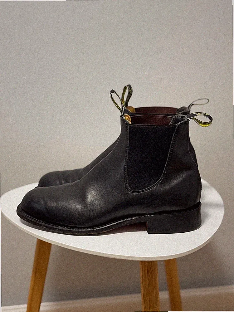 R.M. Williams Comfort Leather Chelsea Boots Mens Size UK7,5 US 8,5