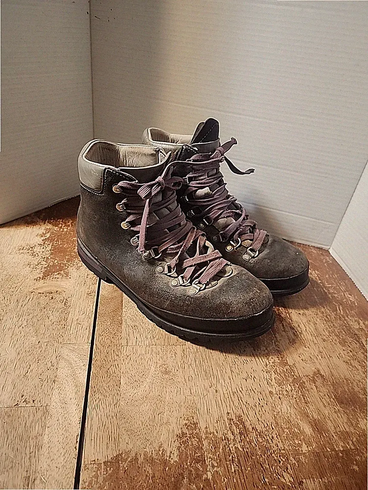 Raichle Montagna Hiking Mountaineering Boots Made in Switzerland Men's Size 10
