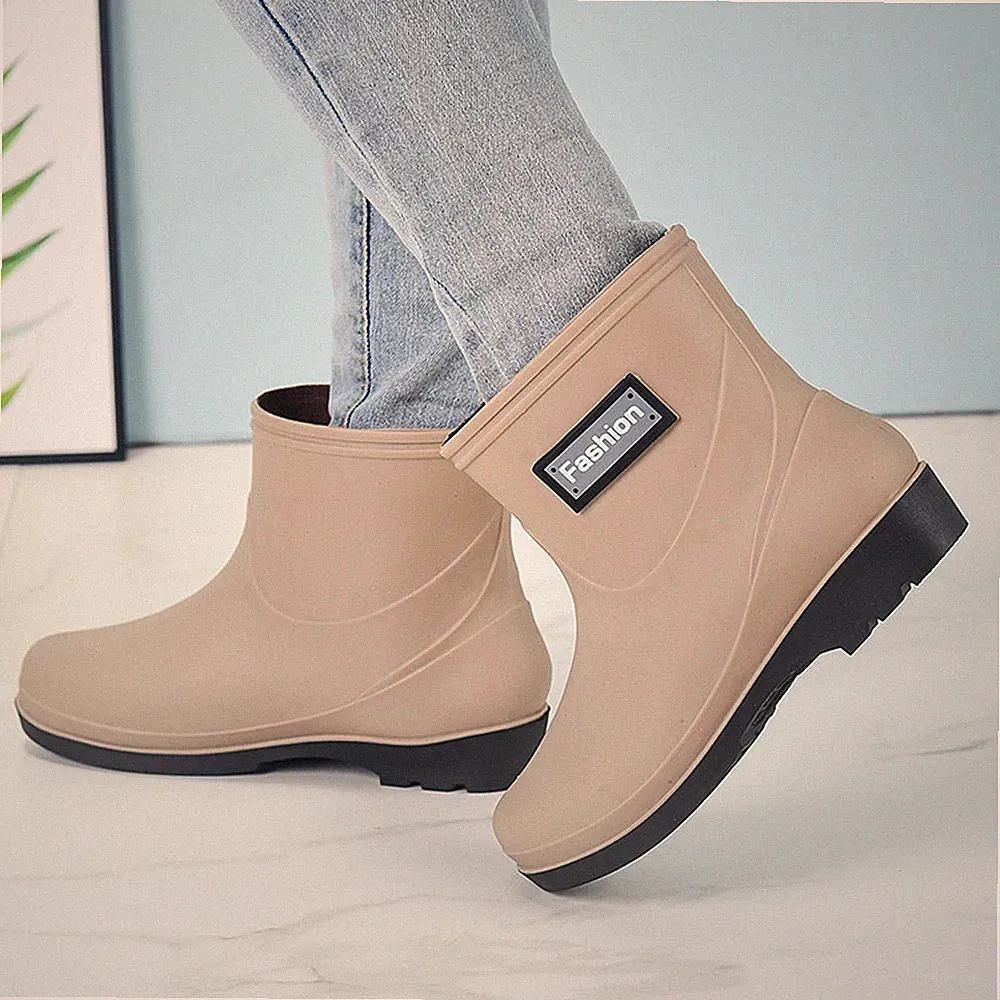 Rain Boots Waterproof Lightweight Garden Shoes for Travel Backpacking Hiking