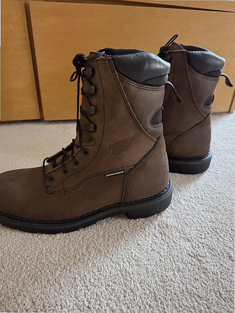 Red Wing Shoes DynaForce 2211 EH Work Boots Brown Men's 10D Medium