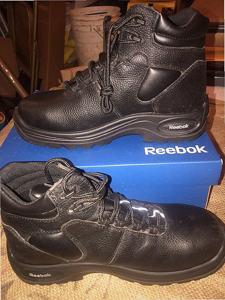 Reebok 11.5M Safety Trainex 6" women's sport Boots Composite Black RB765 New